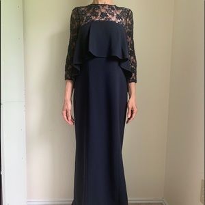 Rickie Freeman for Teri Jon - Navy Blue Gown